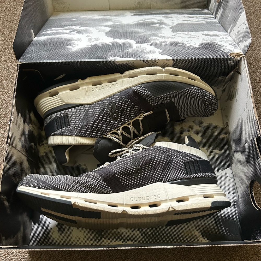 ON CLOUDNOVA black/white size 12